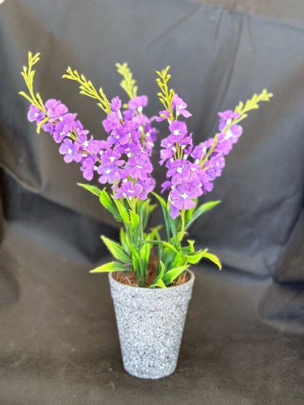 Blossom Grey Ceramic Planter - Image 3