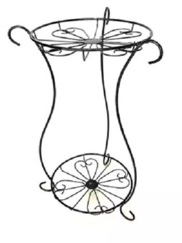 Premium Dual Pot Iron Plant Stand – Modern & Space-Saving - Image 3