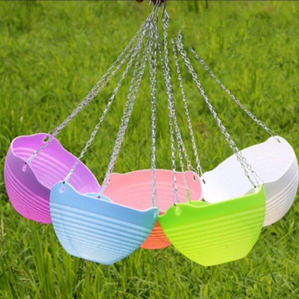 Premium Multi-Color Hanging Pots for Home & Garden Decor